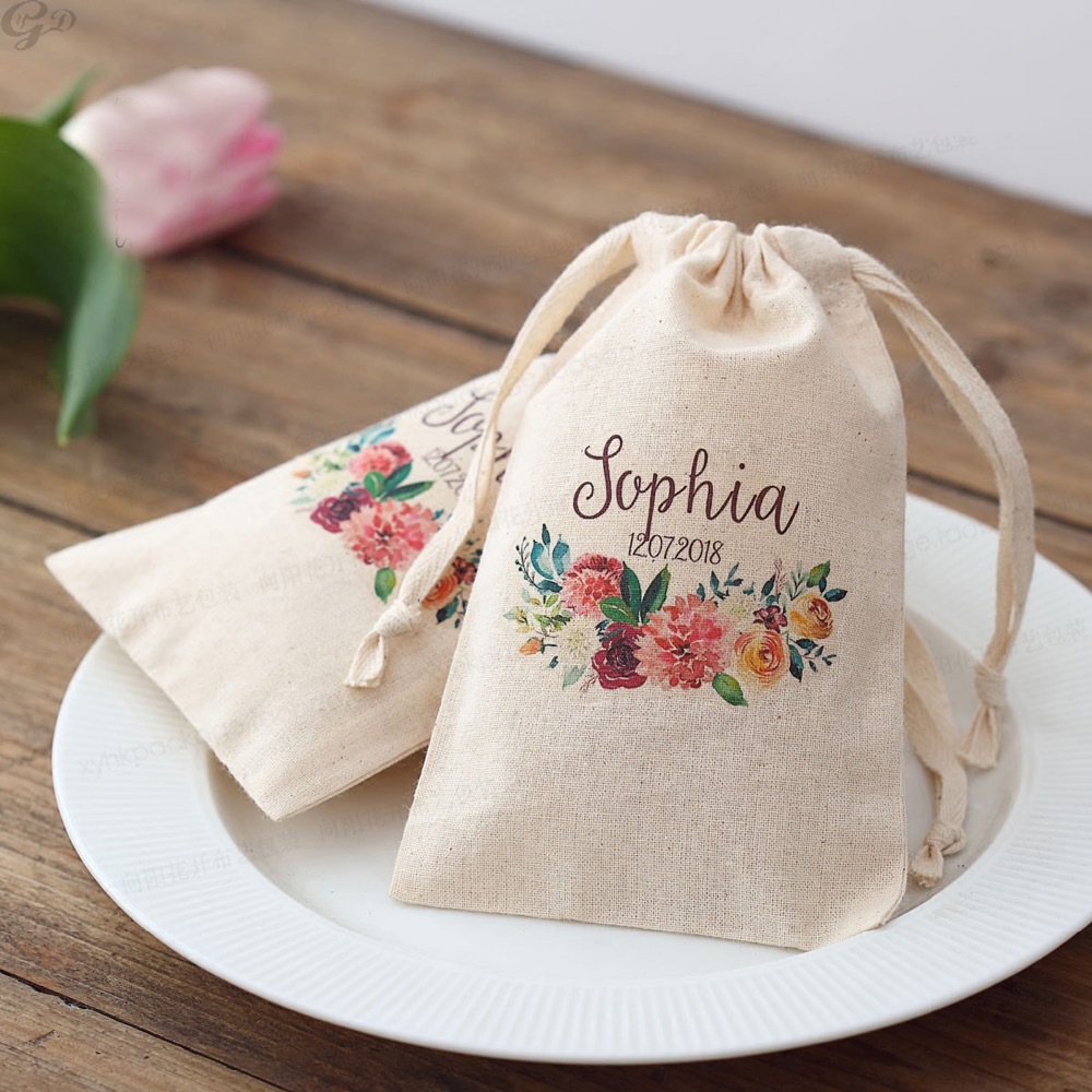 Baby Food Name - 100 Uds. Nombre personalizado Logo boda