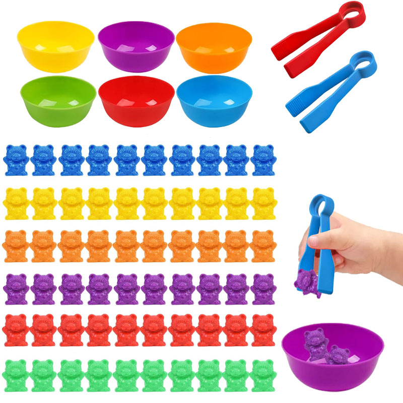 Baby Food Game - Conteo de osos, juegos a juego,