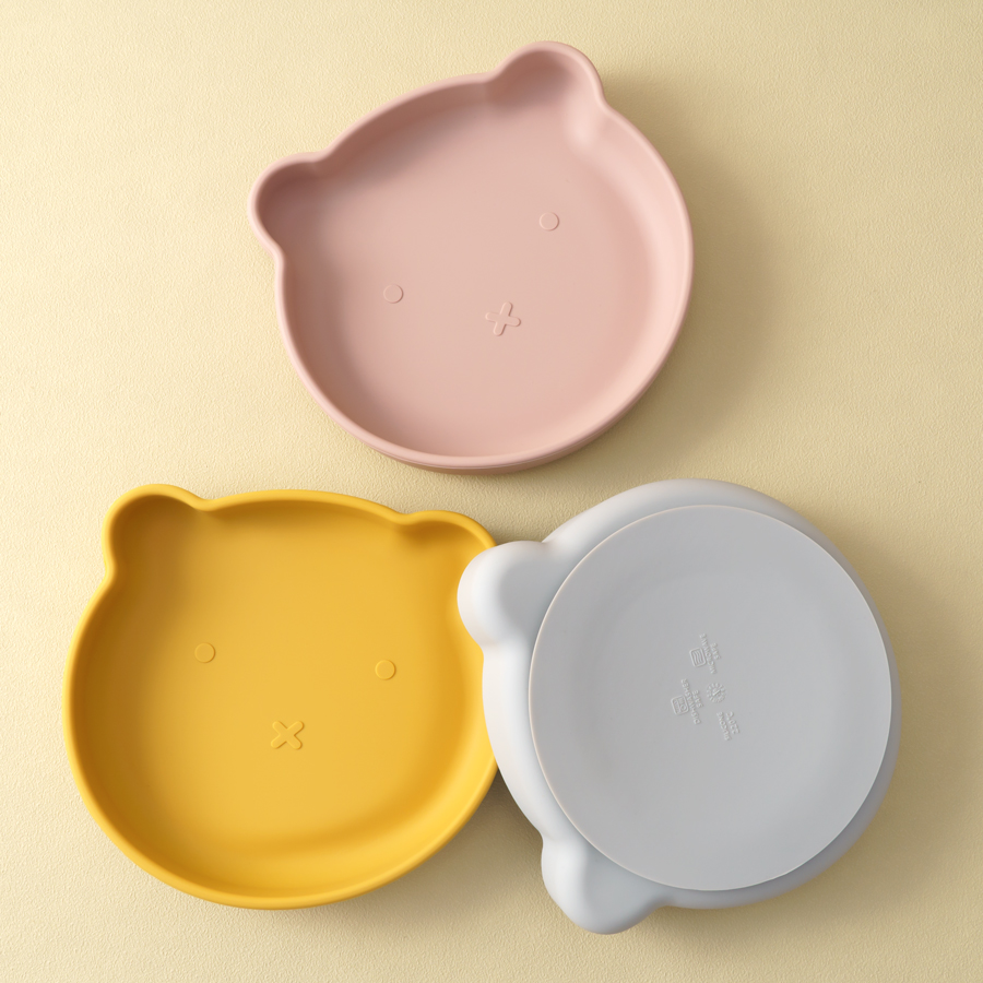 Baby Food Utensils - Platos de silicona para bebé, plato