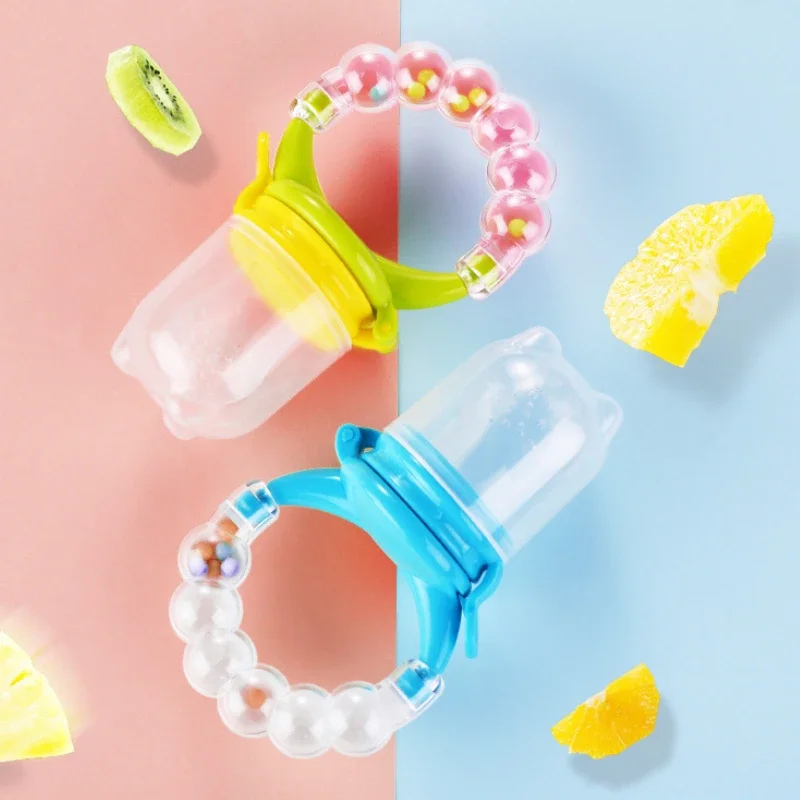 Baby Food Utensils - Cuchara mordedor para bebés con campana,
