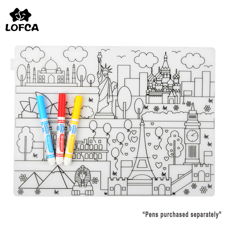 Baby Food Utensils - Mantel Individual de silicona para bebé,