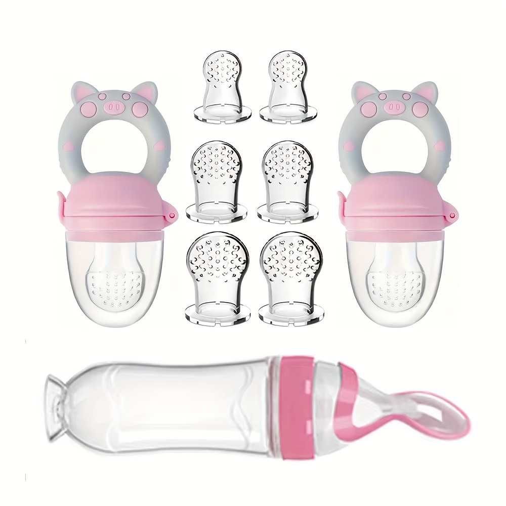 Baby Food Utensils - Cubiertos de alimentación de 9 piezas: