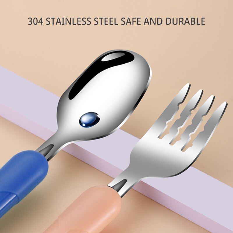 2 uds., vajilla para niños, cu - Baby Food Utensils reseña y precio