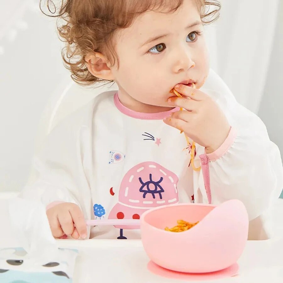 Tazón de alimentación de silic - Baby Food Quality reseña y precio