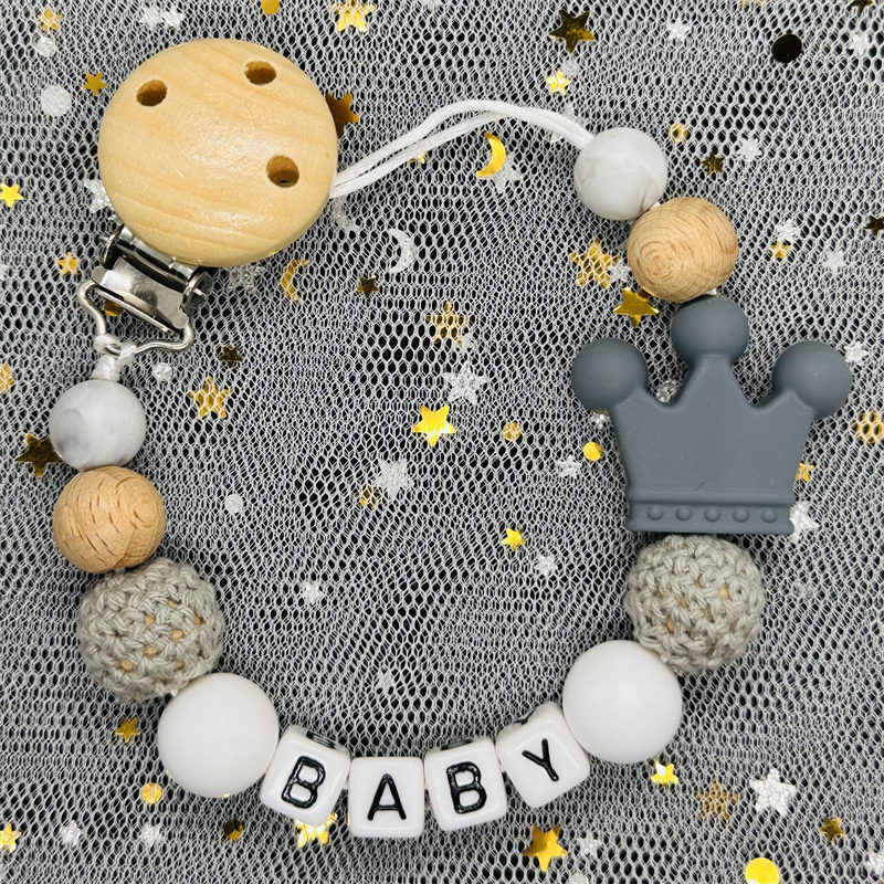 Cuentas de madera de haya con  - Baby Food Name reseña y precio