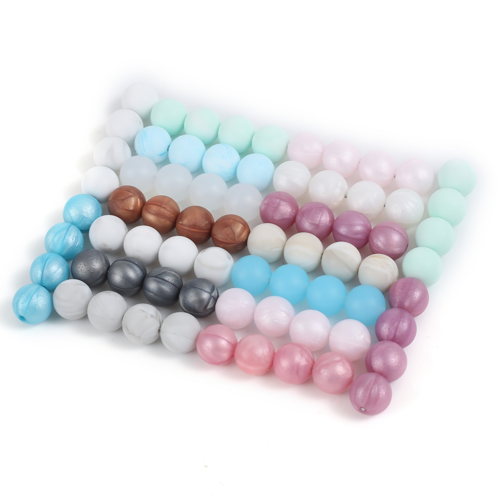 Cuentas redondas de silicona p - Baby Food Name reseña y precio