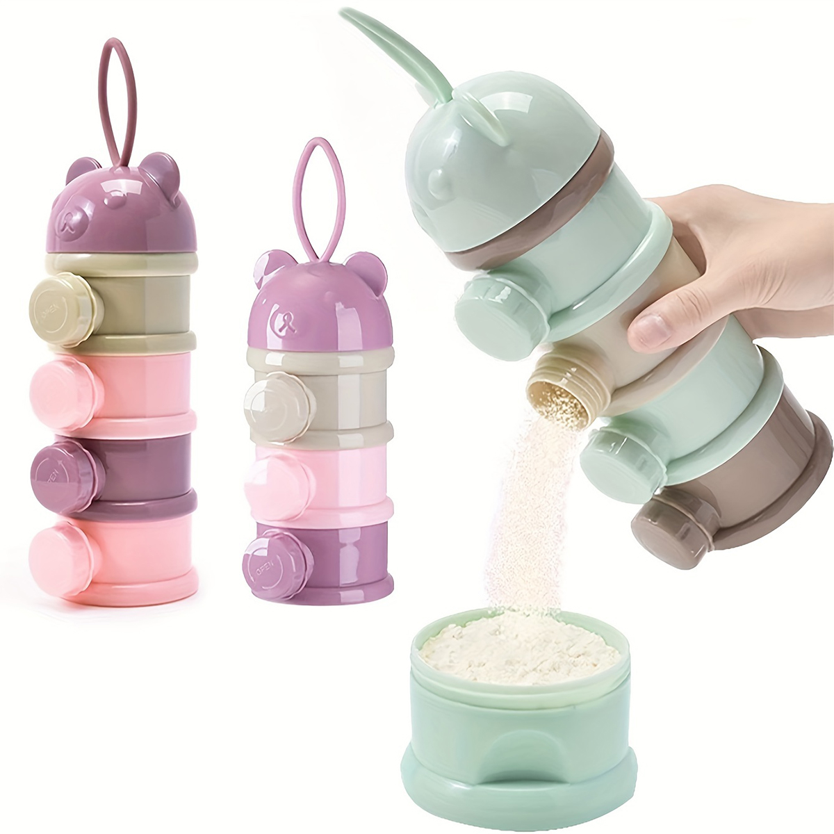 Contenedor de leche en polvo p - Baby Food Pouches reseña y precio