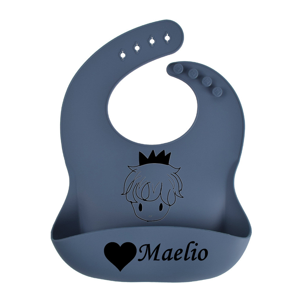 Babero de silicona con cualqui - Baby Food Name reseña y precio