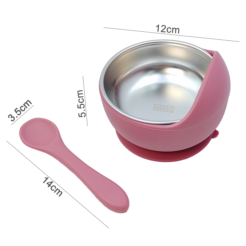 Juego de 3 uds de cuenco de al - Baby Food Utensils reseña y precio