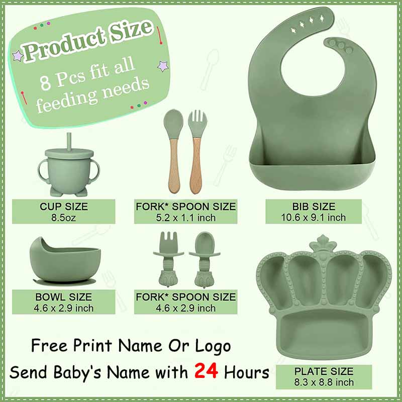 Plato de alimentación con nomb - Baby Food Name reseña y precio