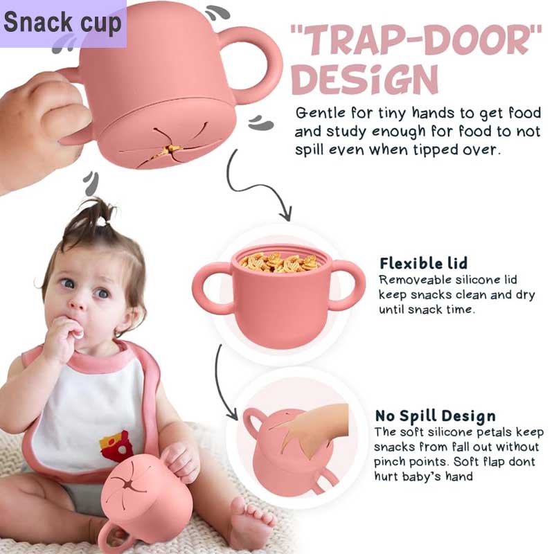 Vasos de silicona de grado ali - Baby Food Name reseña y precio