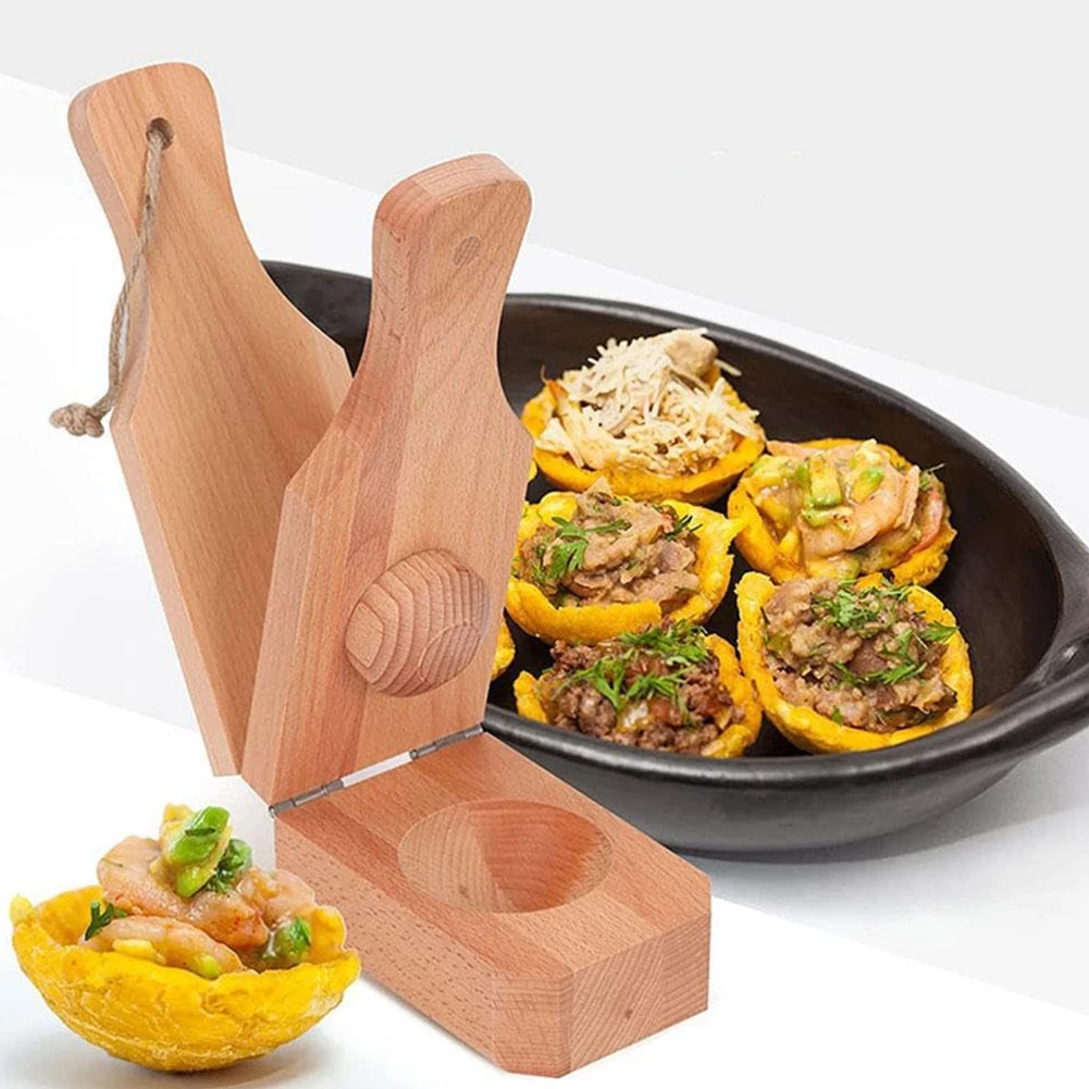 Prensa de madera con mango erg - Baby Food Banana reseña y precio
