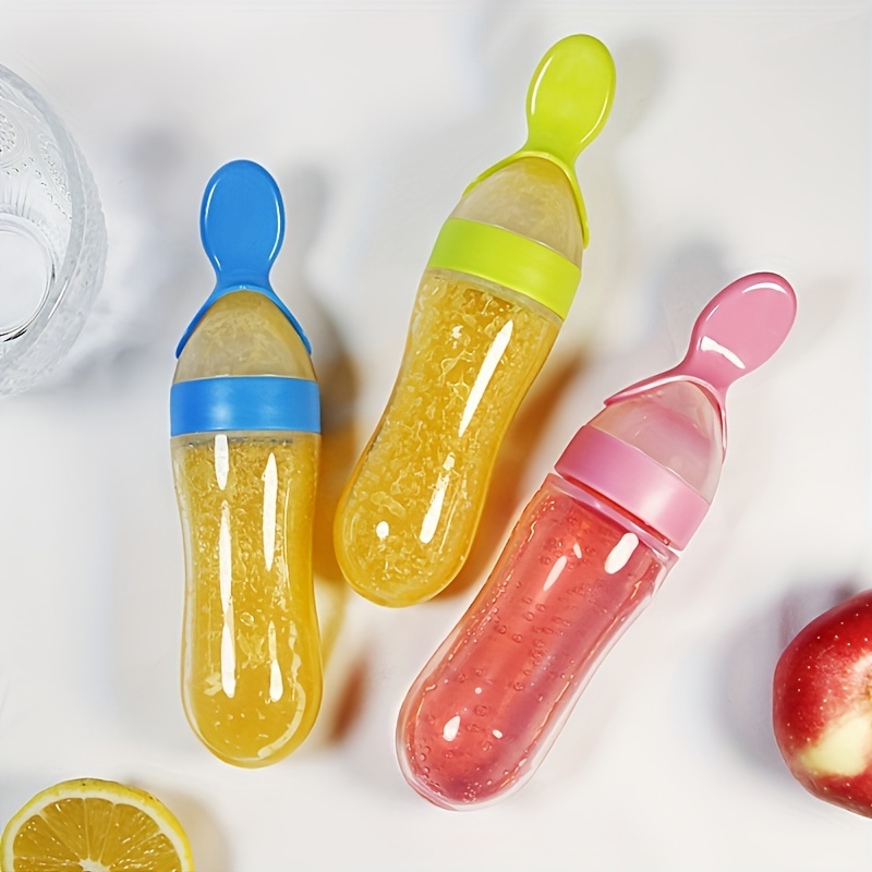 Biberón de silicona para alime - Baby Food Utensils reseña y precio
