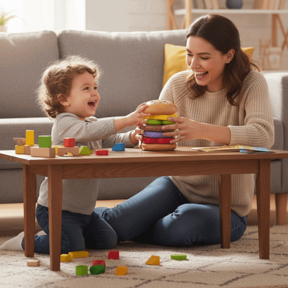 Juego de apilar hamburguesas,  - Baby Food Game reseña y precio