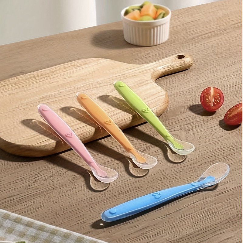 1/2 Piezas Cuchara de Silicona - Baby Food Utensils reseña y precio