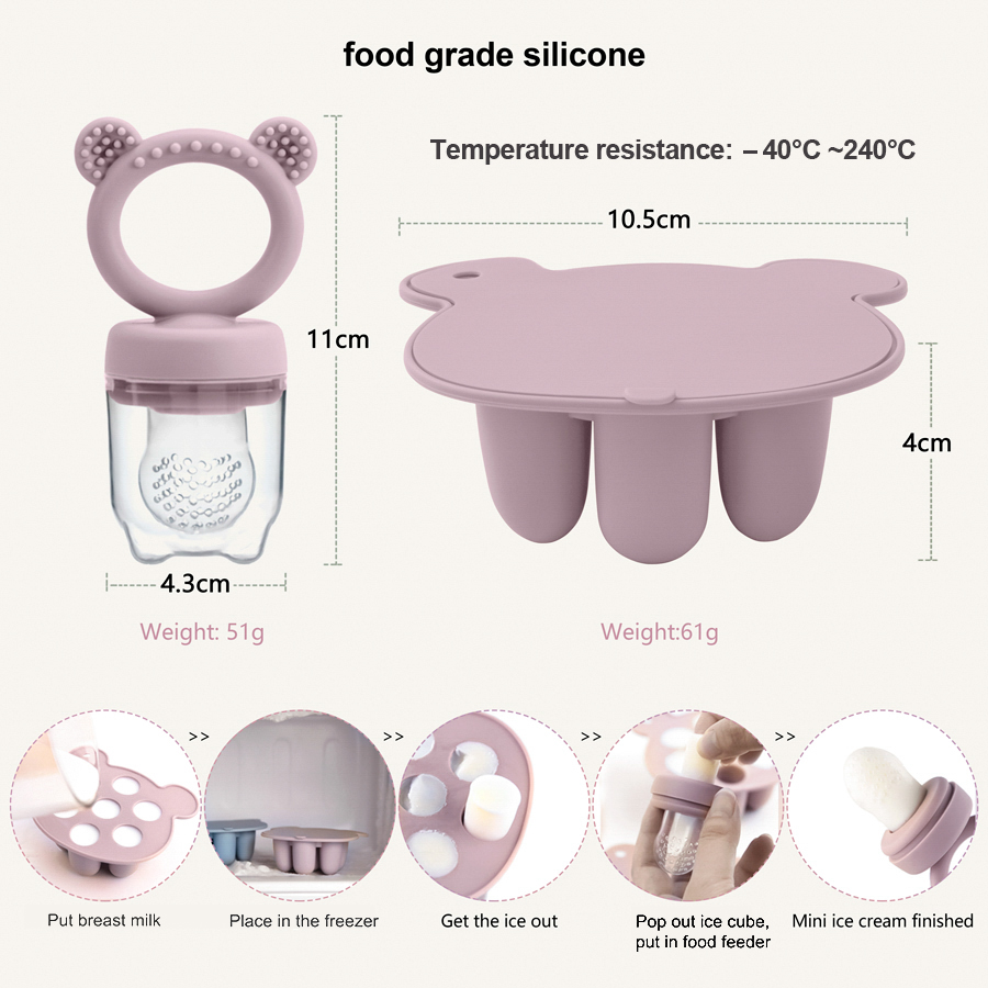 Molde de silicona para helados - Baby Food Game reseña y precio