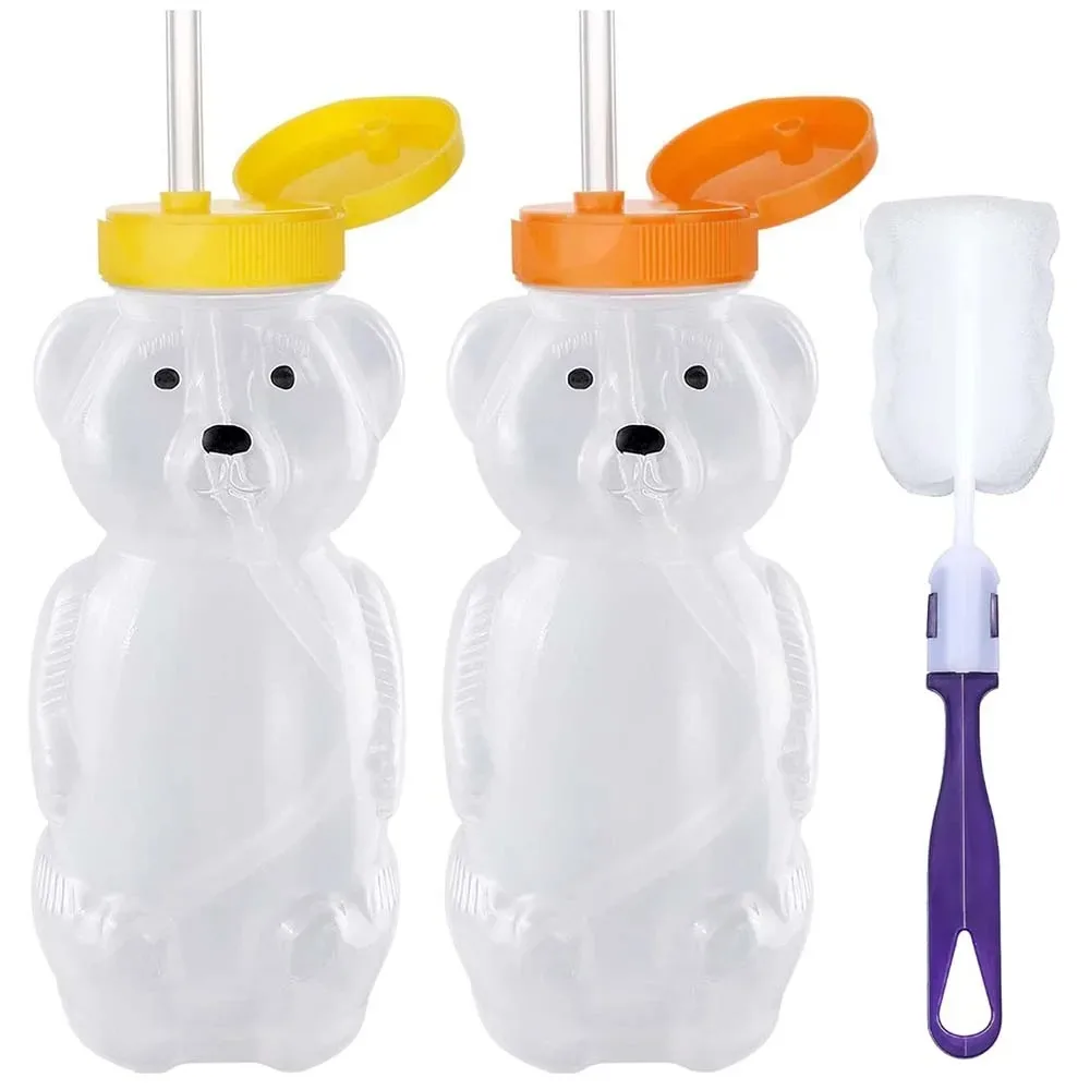 Tazas de paja Honey Bear para  - Baby Food Hipp reseña y precio
